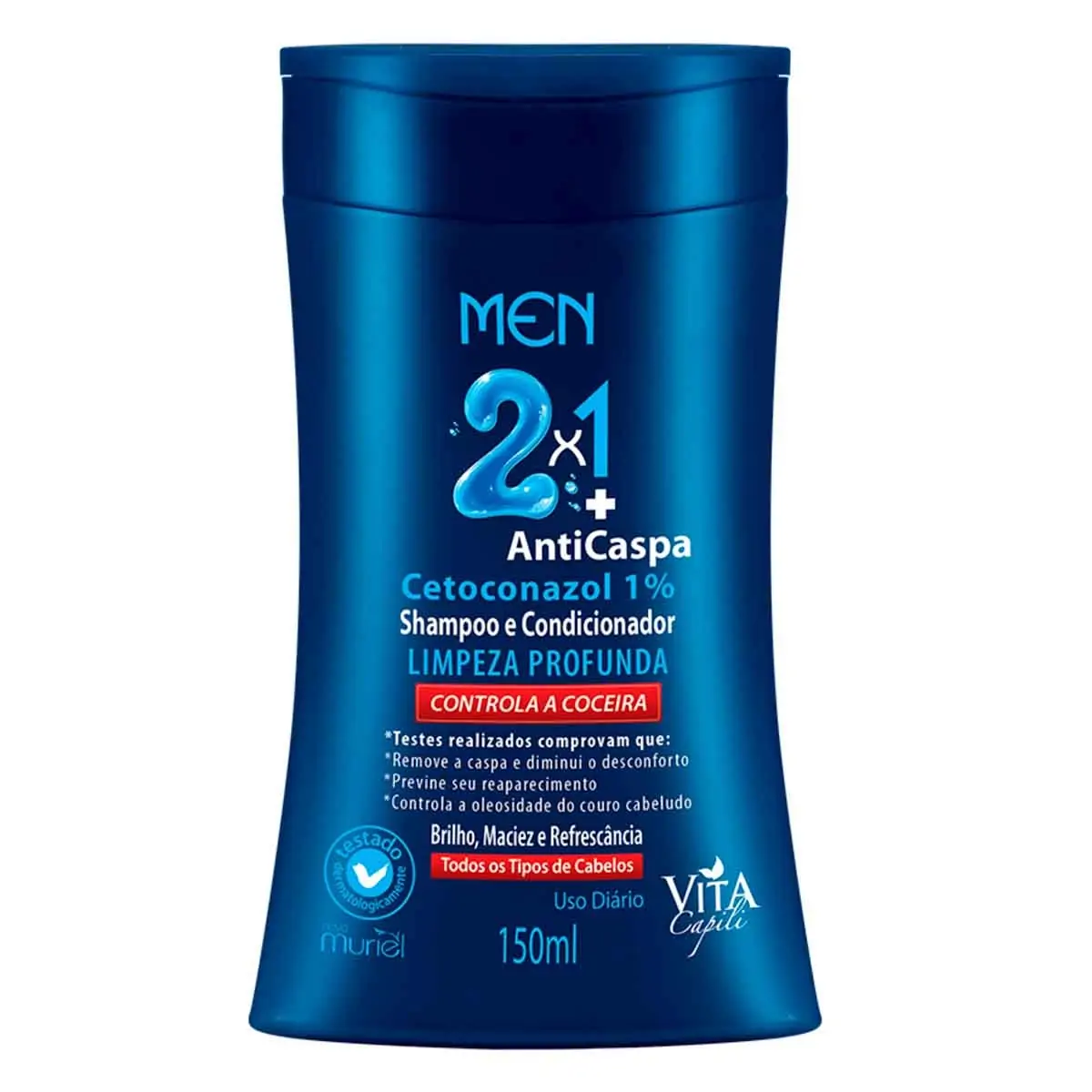 SH VITA CAPILI A.CASPA 2X1 L.PROF 150ML