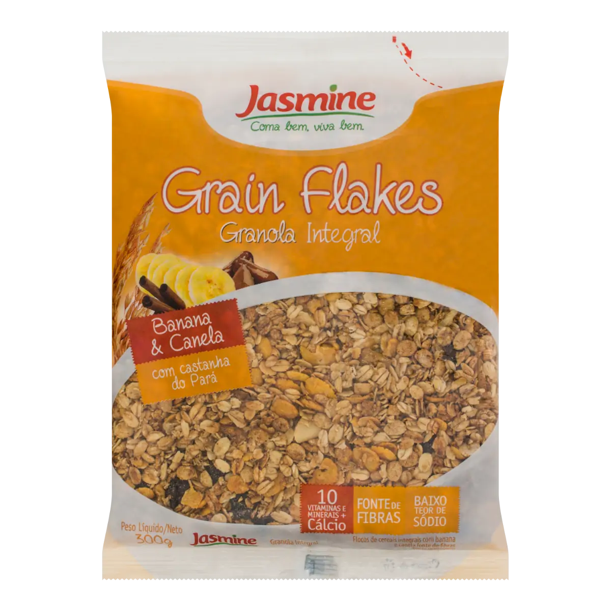 GRANOLA INT BANANA CANELA JASMINE 250G