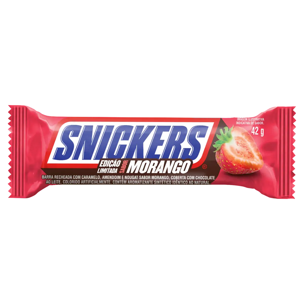CHOC SNICKERS ED LIMITADA MORANGO  42G