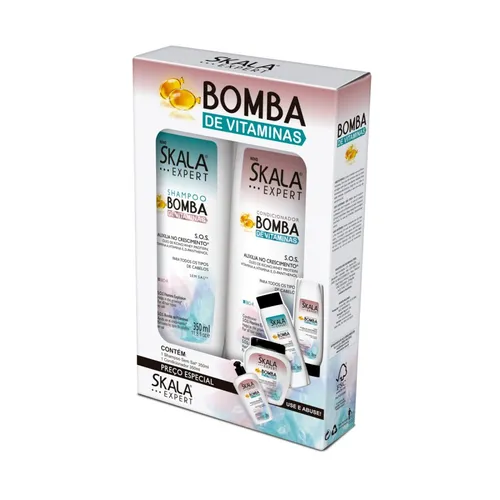 KIT SKALA SH/COND BOMBA VITAMINA   325ML