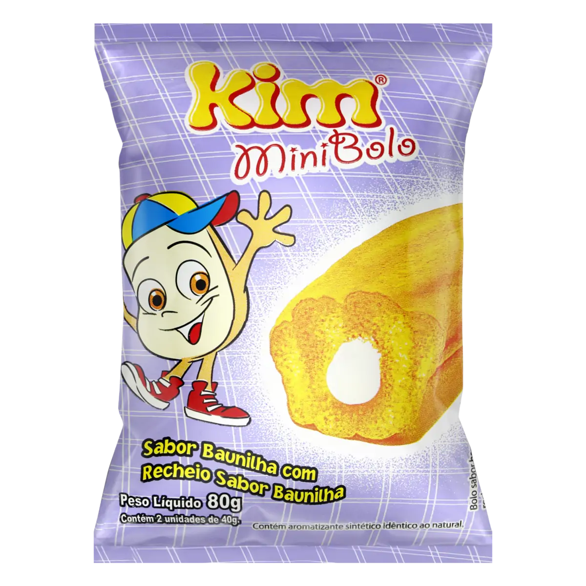 BOLO KIMZINHO BAUNILHA 70G