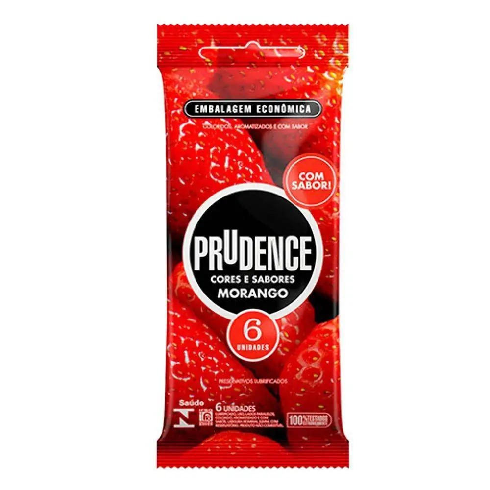 PRESERVATIVO PRUDENCE MORANGO        6UN