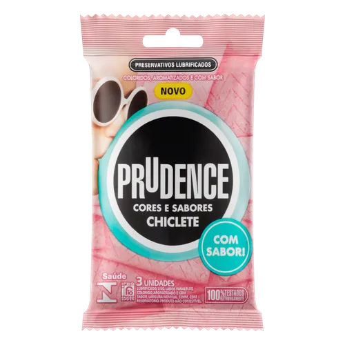 PRESERVATIVO PRUDENCE CHICLETE       3UN