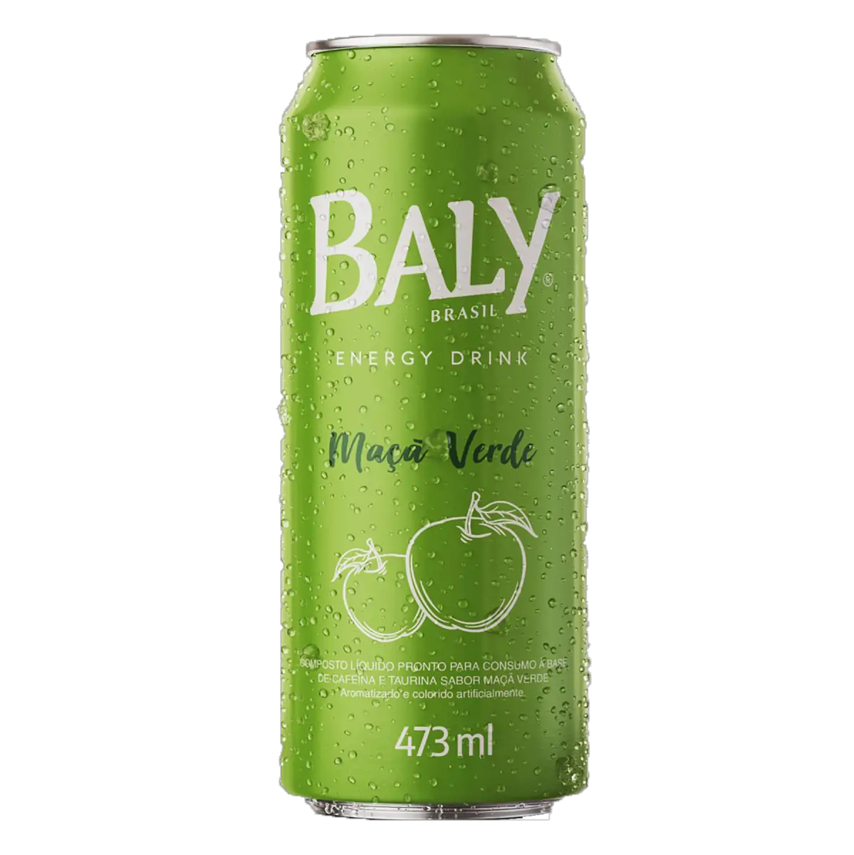 ENERGETICO BALY MAÇA VERDE         473ML
