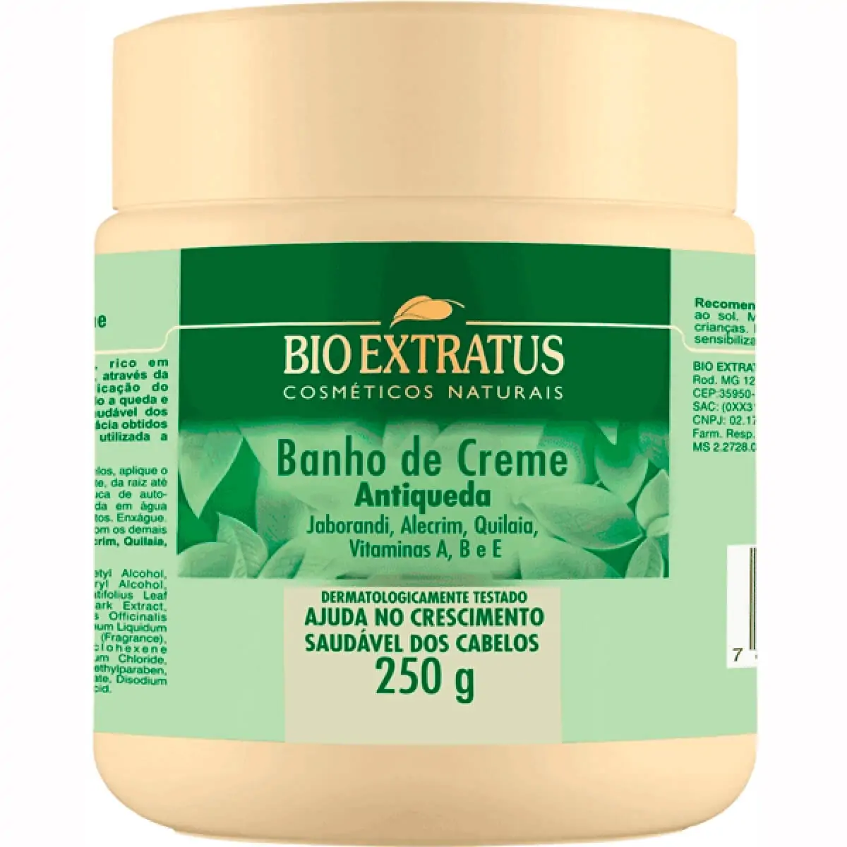 BANHO CREME BIOEXTRATUS JABORANDI   250G