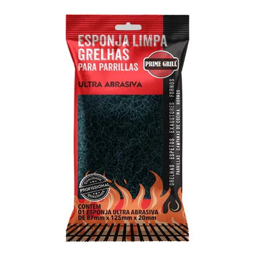 ESPONJA LIMPA GRELHA PRIME GRILL      UN