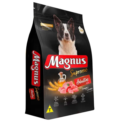 RACAO MAGNUS ADULTO FRANGO CEREAIS   1KG