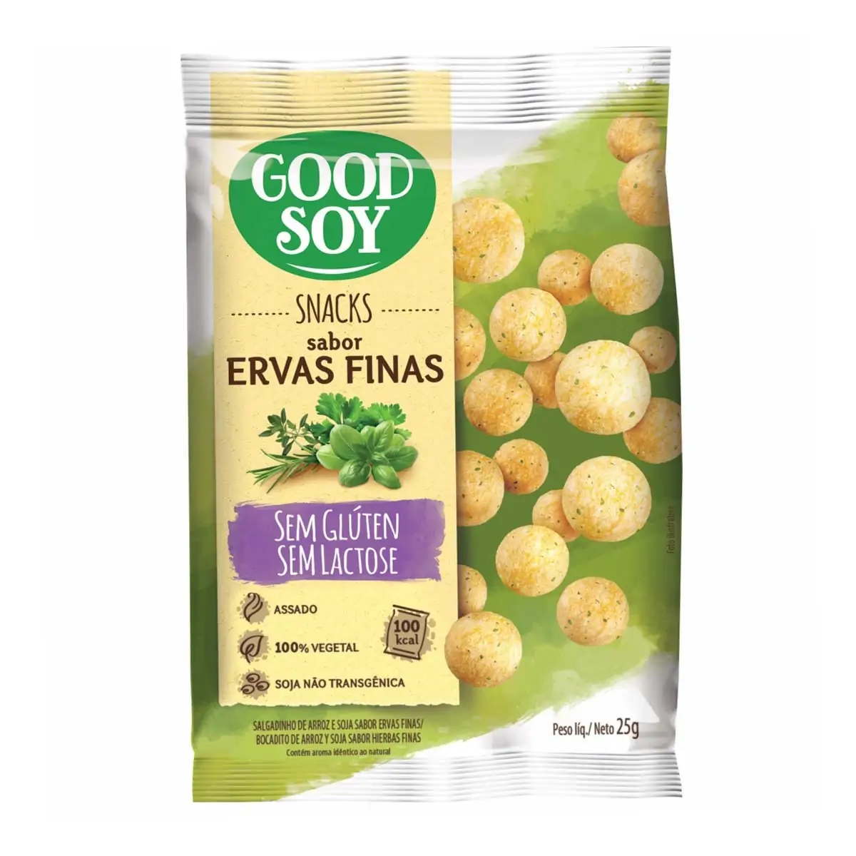SNACKS SOJA GOODSOY ERVAS FINAS     25GR