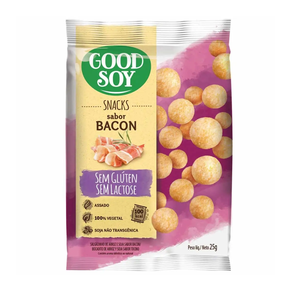 SNACKS SOJA GOODSOY BACON         25GR