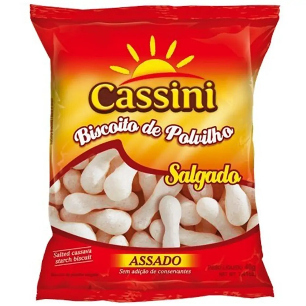 BISCOITO POLVILHO CASSINI SALGADO 40G