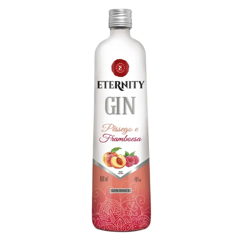 GIN ETERNITY PESSEGO FRAMBOESA 900ML