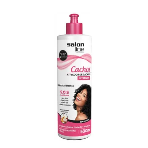 ATIVADOR CACHOS SALON LINE MEL 500ML