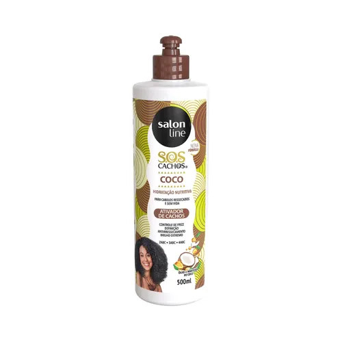 ATIVADOR CACHOS SALON SOS COCO     500ML