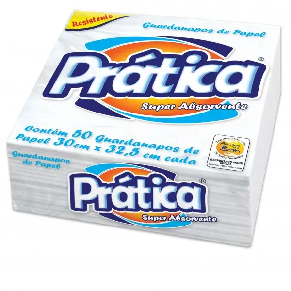 GUARDANAPO PRATICA 30 X 32,5 CM 50UN