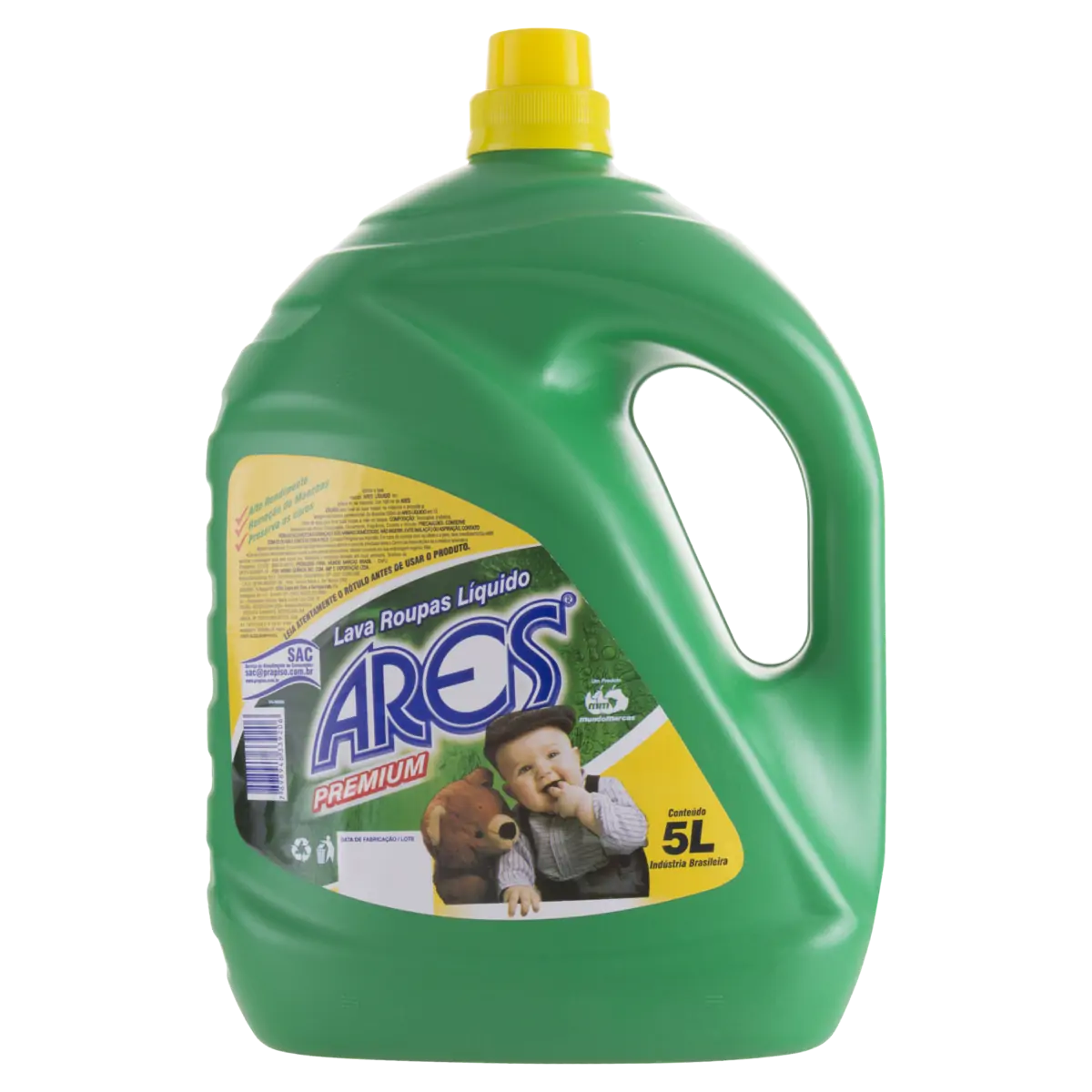 LAVA ROUPA LIQ ARES ACTION GREEN      5L