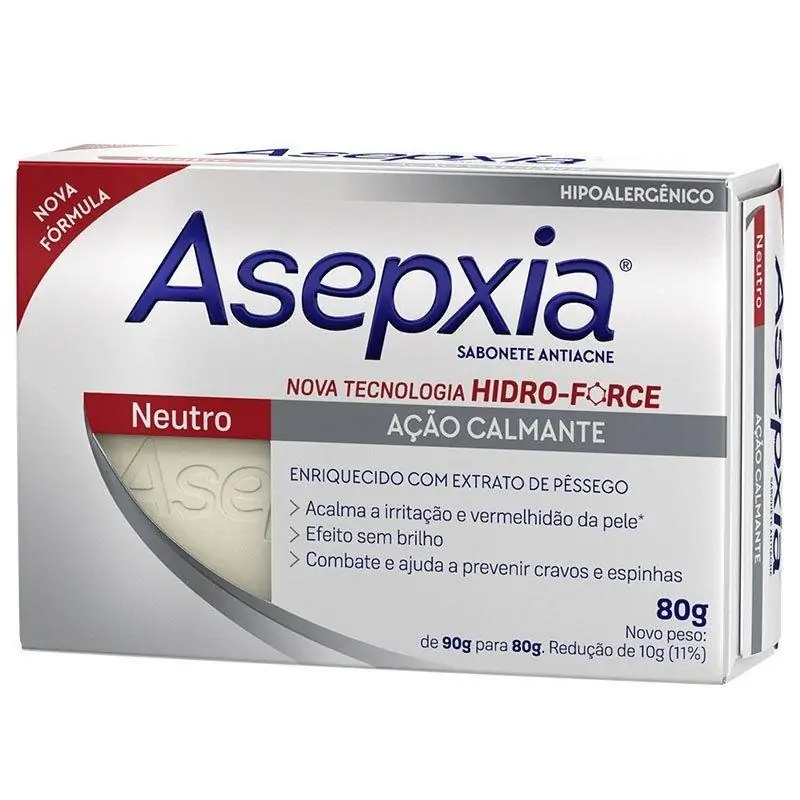 SABONETE ASEPXIA NEUTRO NACIONAL     90G
