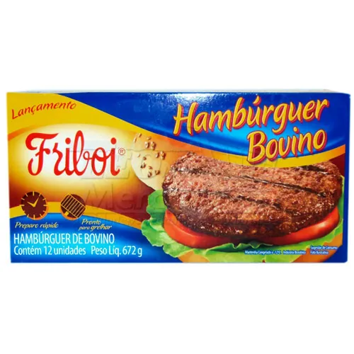 HAMB BOVINO FRIBOI                  672G