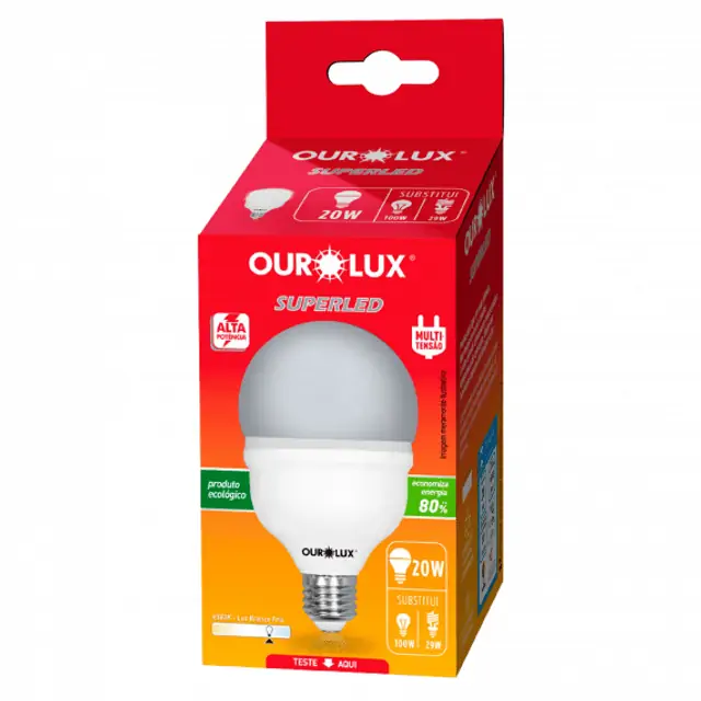 LAMP.OUROLUX SUPERLED 20W BIV 6500K UN