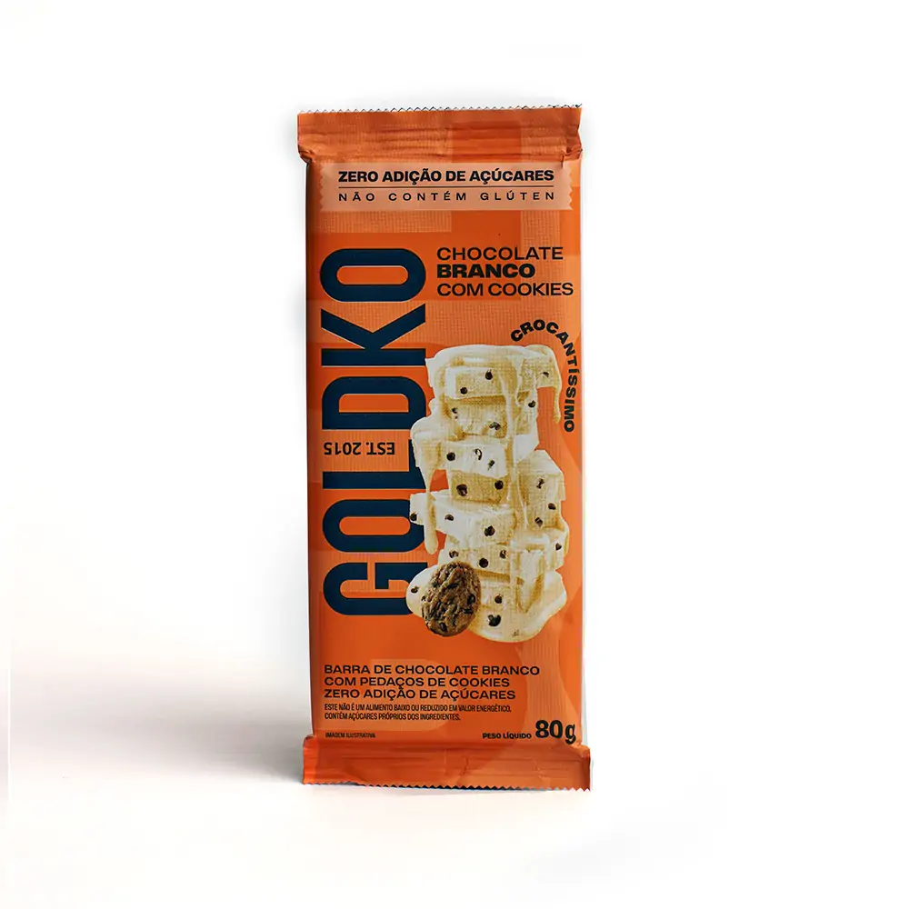 CHOC GOLDKO BRANCO COOKIES  80G