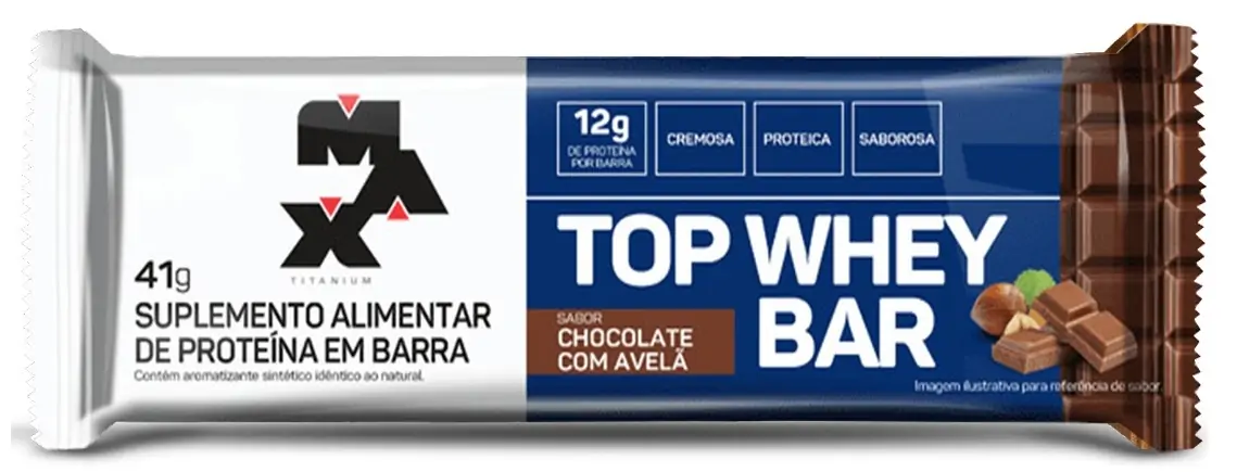 TOP WHEY BARRA CHOC C/AVELA 41G