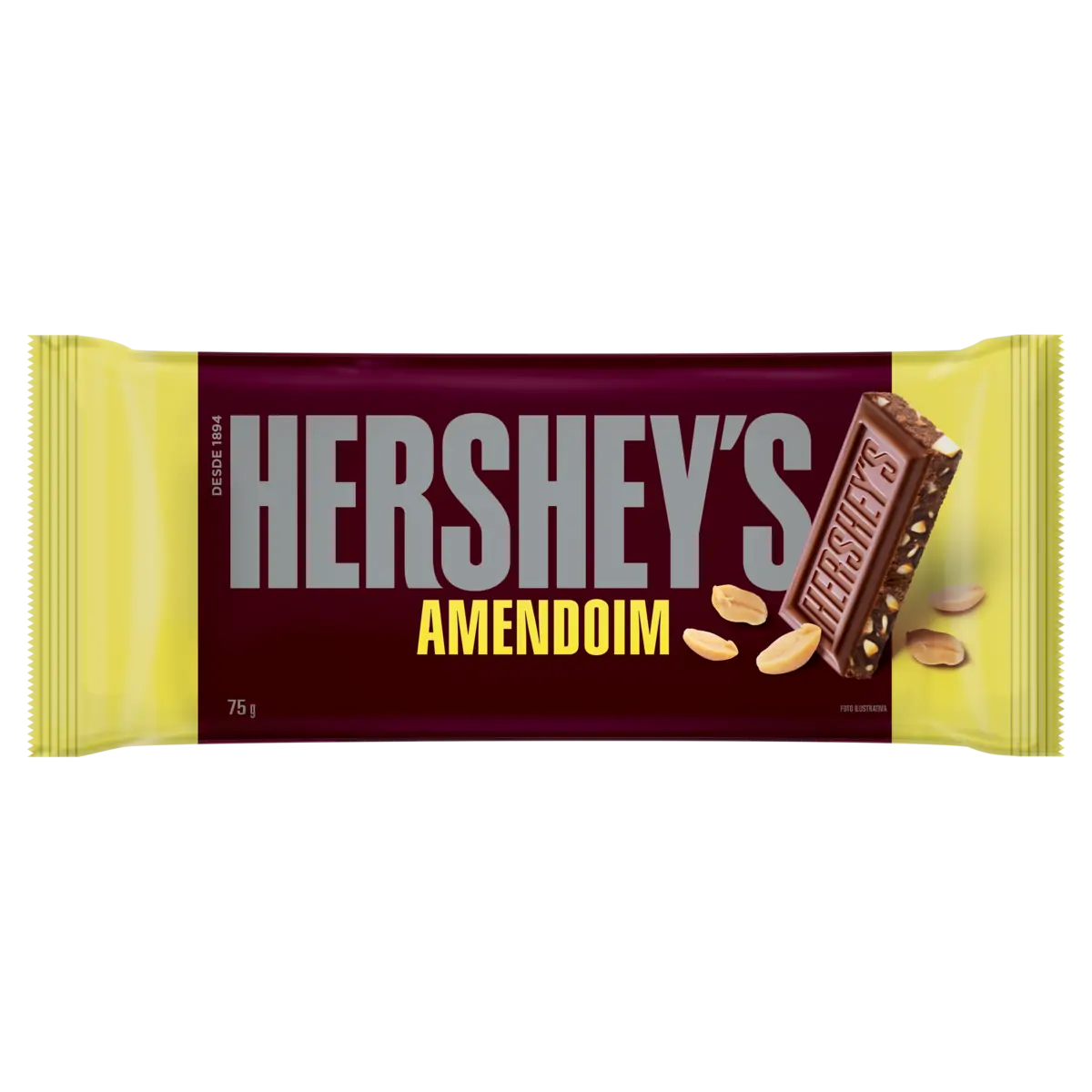 CHOC BARRA HERSHEYS COOKIES AMENDOIM 77G