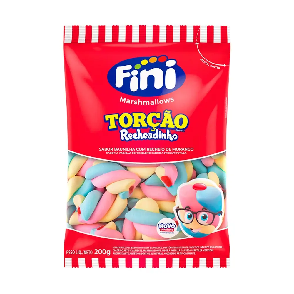 MARSHMALLOWS FINI TORCAO MORANGO    200G